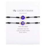 Lucky 7 Knots Eye Bead Bracelet Adjustable Red String Thread Bracelet