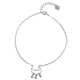 925 Silver Lucky Amulet Belt Charm Bracelet Anklet