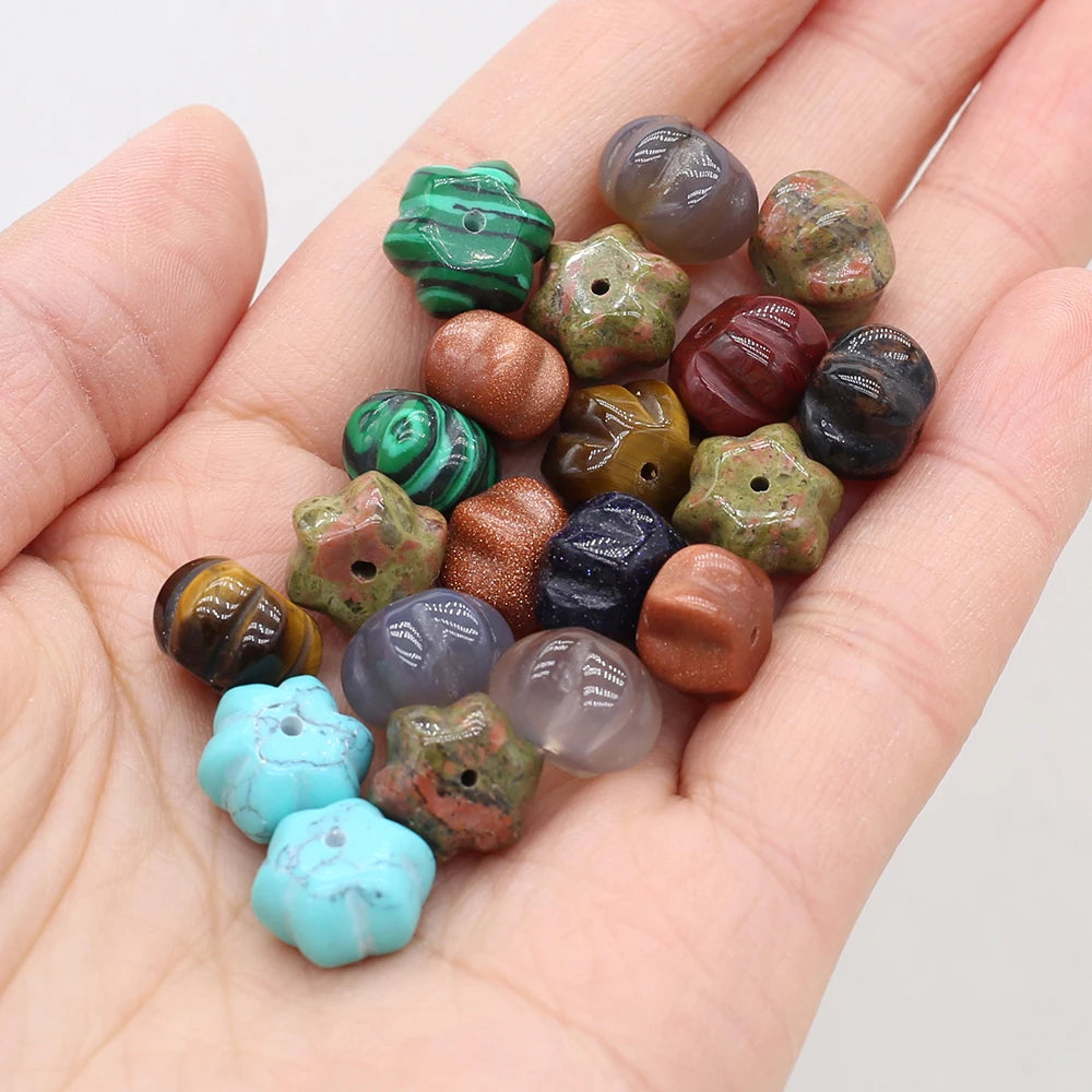 Lucky Bag Natural Stone Pendant for DIY Necklace Random
