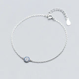 Evil Eye Bracelet 925 Silver Chain Girls Gift Charms Turkey CZ Jewelry