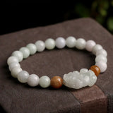 Natural Jade Beads Bracelet for Men Women YBR413