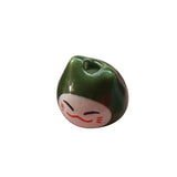 Lucky Cat Ceramic Kitten Head Hand-painted Mini Beads DIY Jewelry