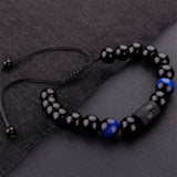 Lucky Constellation Tiger Eye Beaded Bracelet For Men