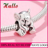 Elephant Charm Bead for 925 Silver Bracelet, Jewelry Making