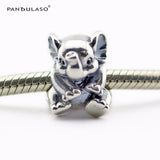 Lucky Elephant Charm 925 Silver Beads For European Woman Bracelet DIY