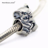 Lucky Elephant Charm 925 Silver Beads For European Woman Bracelet DIY