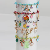 Adjustable Braided Rope Evil Eye Charm Bracelet for Men Women
