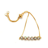 Colorful Zircon Lucky Eye Bracelet for Women