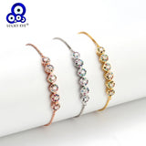 Colorful Zircon Lucky Eye Bracelet for Women