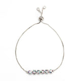 Colorful Zircon Lucky Eye Bracelet for Women