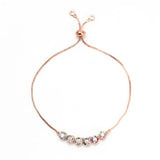 Colorful Zircon Lucky Eye Bracelet for Women