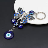 Lucky Eye Butterfly Evil Eye Charm Keychain