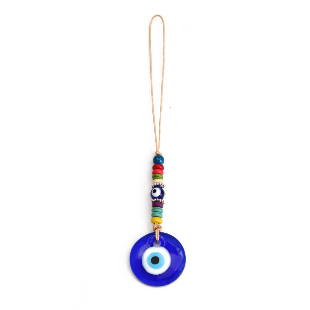 Colorful Bead Tassel Braided Rope Wall Hanging