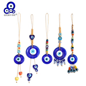 Colorful Bead Tassel Braided Rope Wall Hanging
