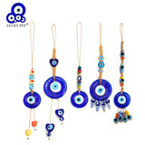 Colorful Bead Tassel Braided Rope Wall Hanging