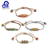 Colorful Evil Eye Rope Bracelet for Women Girls