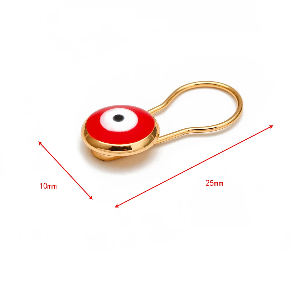 Colorful Evil Eye Brooch Pin Dropping Oil Brooch for Women Girls Men