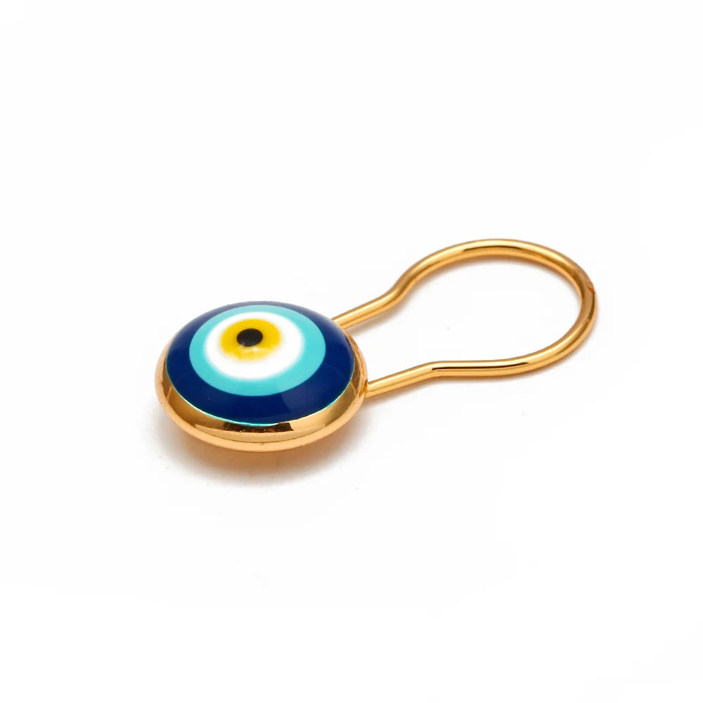 Colorful Evil Eye Brooch Pin Dropping Oil Brooch for Women Girls Men