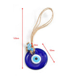 Lucky Eye Crystal Beads Wall Hanging Glass Evil Eye Pendant Decoration