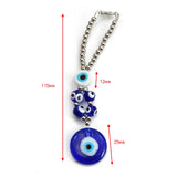 Lucky Eye Crystal Beads Wall Hanging Glass Evil Eye Pendant Decoration