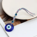 Lucky Eye Crystal Beads Wall Hanging Glass Evil Eye Pendant Decoration