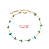 Lucky Eye Natural Stone Anklet Leg Foot Chain Beach Ankle Bracelet
