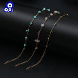 Lucky Eye Natural Stone Anklet Leg Foot Chain Beach Ankle Bracelet