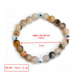 Evil Eye Beaded Bracelet Adjustable Charm Bracelet Women Girls Men Jewelry