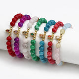 Evil Eye Beaded Bracelet Adjustable Charm Bracelet Women Girls Men Jewelry