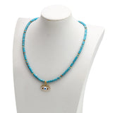 Lucky Eye Fatima Hand Evil Eye Pendant Necklace Women Men Jewelry