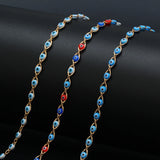 Evil Eye Ankle Bracelet Copper Leg Chain Anklet Jewelry Women Men