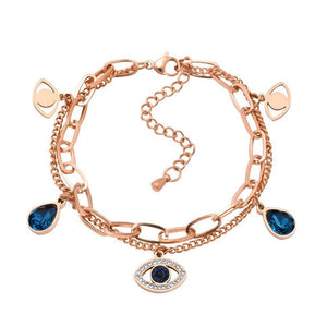 Lucky Eye Evil Eye Charm Bracelet Titanium steel