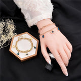 Lucky Eye Evil Eye Charm Bracelet Titanium steel