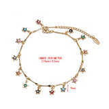 Eye Water Drop Sun Anklet Leg Chain Ankle Bracelet EY6528