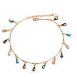 Eye Water Drop Sun Anklet Leg Chain Ankle Bracelet EY6528