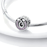 Lucky Clover Dreamcatcher Charm for MULA Bracelet Necklace 925 Silver