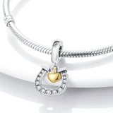 Lucky Clover Dreamcatcher Charm for MULA Bracelet Necklace 925 Silver
