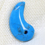 Howlite Stone Magatama Pendant Charm High Accessories