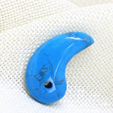 Howlite Stone Magatama Pendant Charm High Accessories