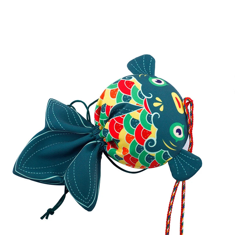 Lucky Koi Small Cloth Bag Gift Bag Jewelry Storage Fragrance Bag