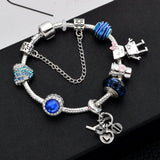 Robot Charm Bracelet for Women Pendant