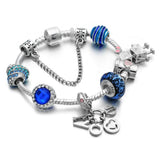 Robot Charm Bracelet for Women Pendant