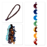 Moon Crystal Stone Wind Chimes Natural Minerals Chips Gem Stone Crafts