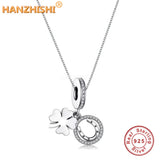 925 Sterling Silver Horseshoe Pendant Necklace Anniversary Gift