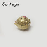 Lucky Pig Metal Jingle Bell Charms DIY Craft Pendant Accessories