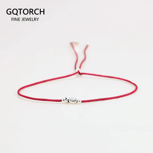 925 Silver Fish Charm Bracelet for Women