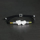 Pixiu Red Rope Bracelet 999 Silver Tibetan Knots Charm Bracelet