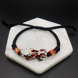 Red Rope Bracelet Lucky Charm Pixiu Tibetan Buddhist Knot