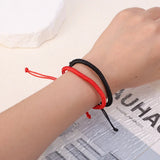 Red Thread Bracelet for Women Men Tibetan Buddhist Adjustable Handwoven Braided