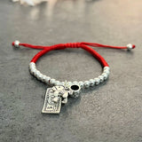 Money At Once Dollar Horse Bracelet Red Thread Hand Jewelry